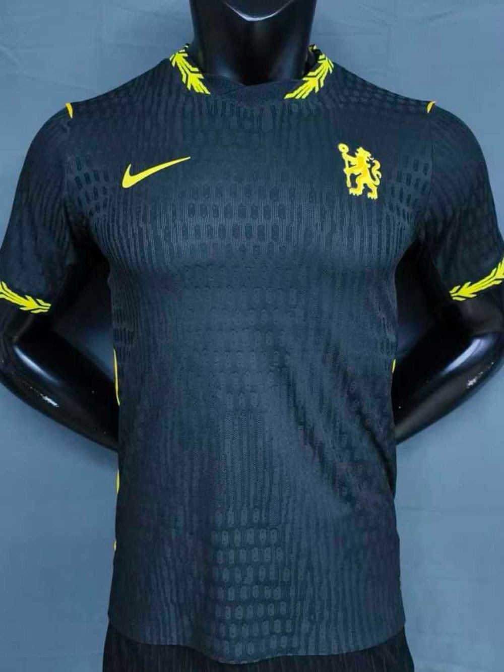 2026/27 Chelsea FC  Black Away Jersey with Yellow Accents